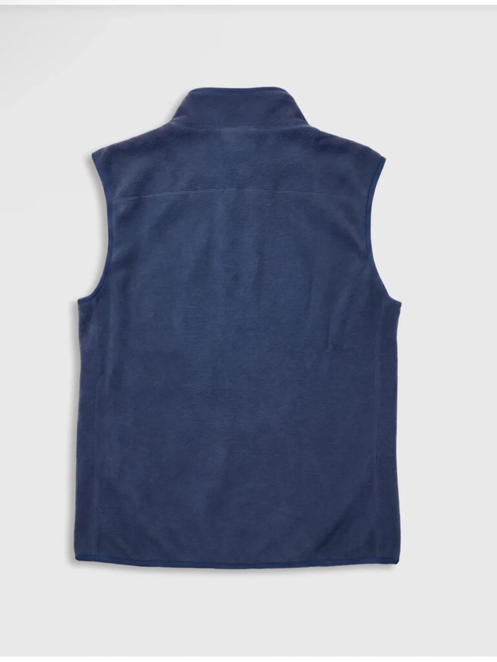 Vineyard Vines Navy Sleeveless Fleece Zip Vest